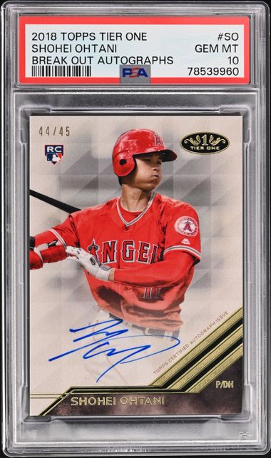 2018 Topps Brooklyn Collection RC Shohei Ohtani Rookie Autograph 5