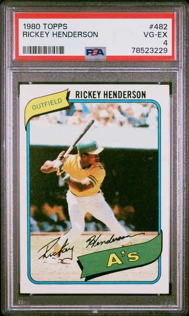1983 Topps #180 Rickey Henderson Value - Baseball