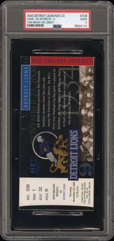 PSA 2 cert 78504114