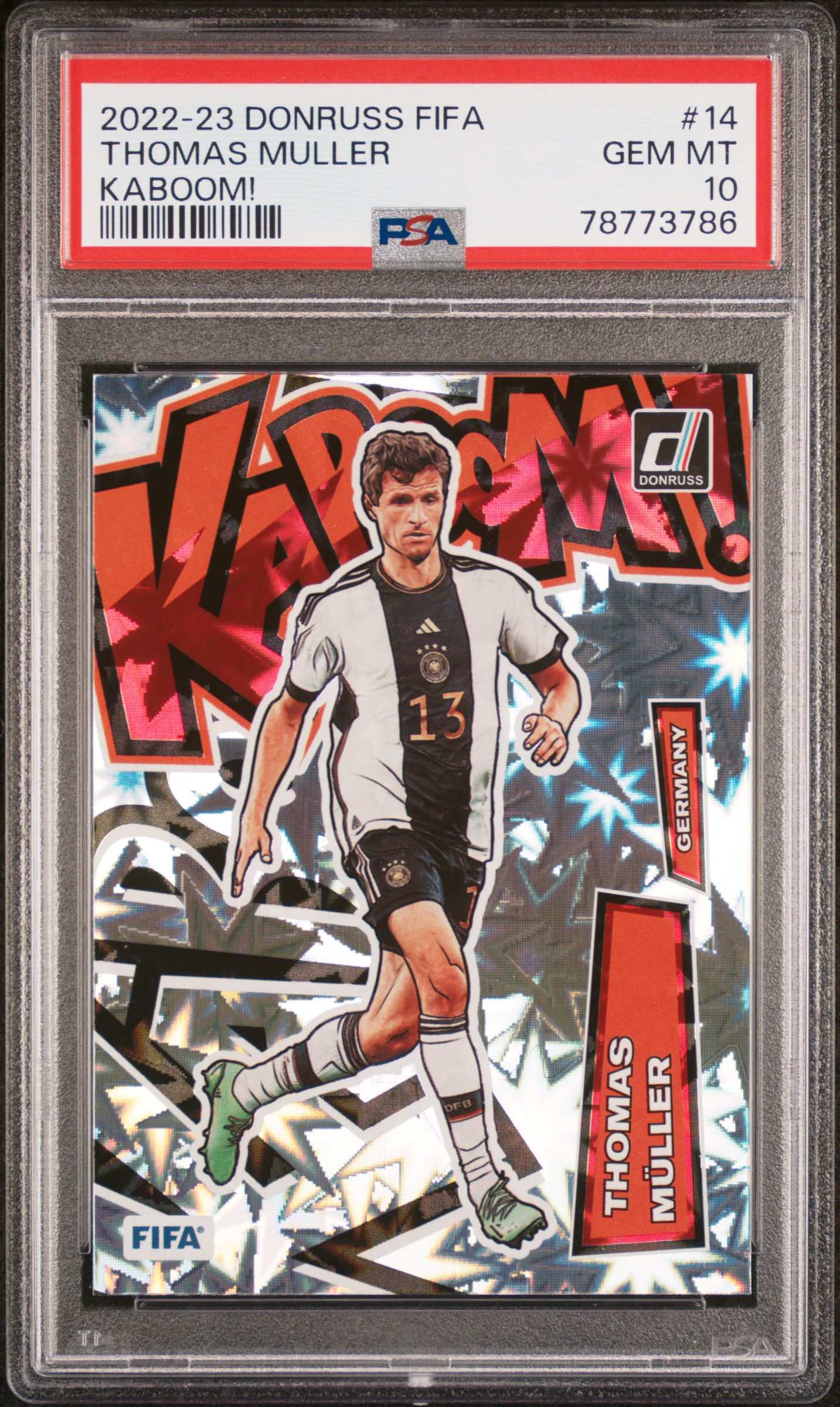 Shunnnnn's 2022 Panini Donruss Fifa Kaboom! Thomas Muller Kaboom