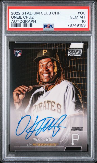 2022 Topps Stadium Club Chrome Autographs #SCCBA-OC Oneil