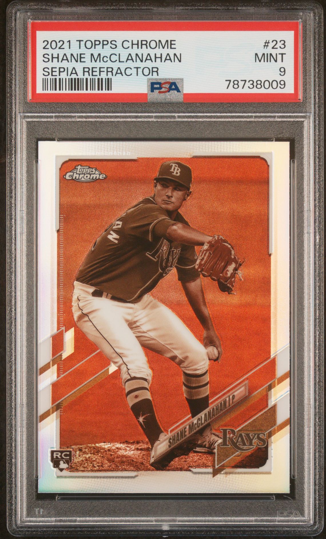 2021 Topps TOPPS CHROME Sepia Refractor #23 Shane Mcclanahan front