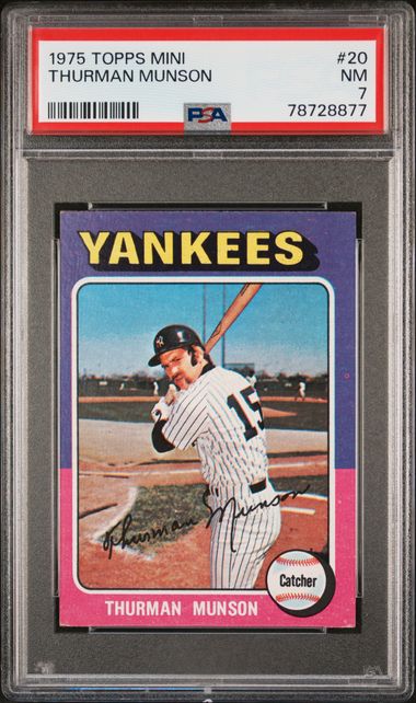 Lot Detail - Thurman Munson Signed 1976 Topps Card (PSA/DNA)