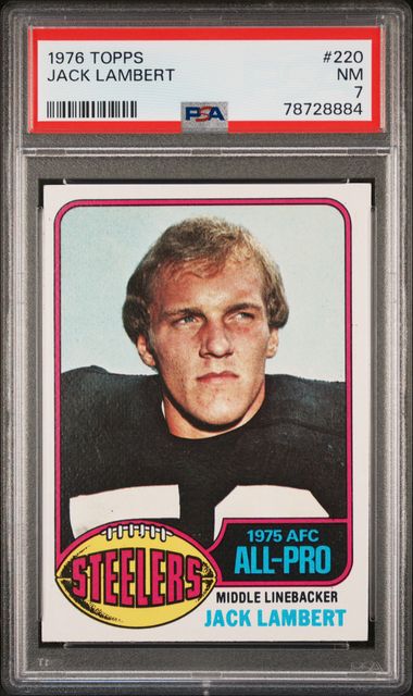 #426 Ron Jaworski RC - 1976 Topps Football Cards (SemiStar) Graded BGS Auto