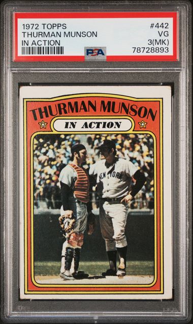 1977 Topps #170 Thurman Munson 7 - NM