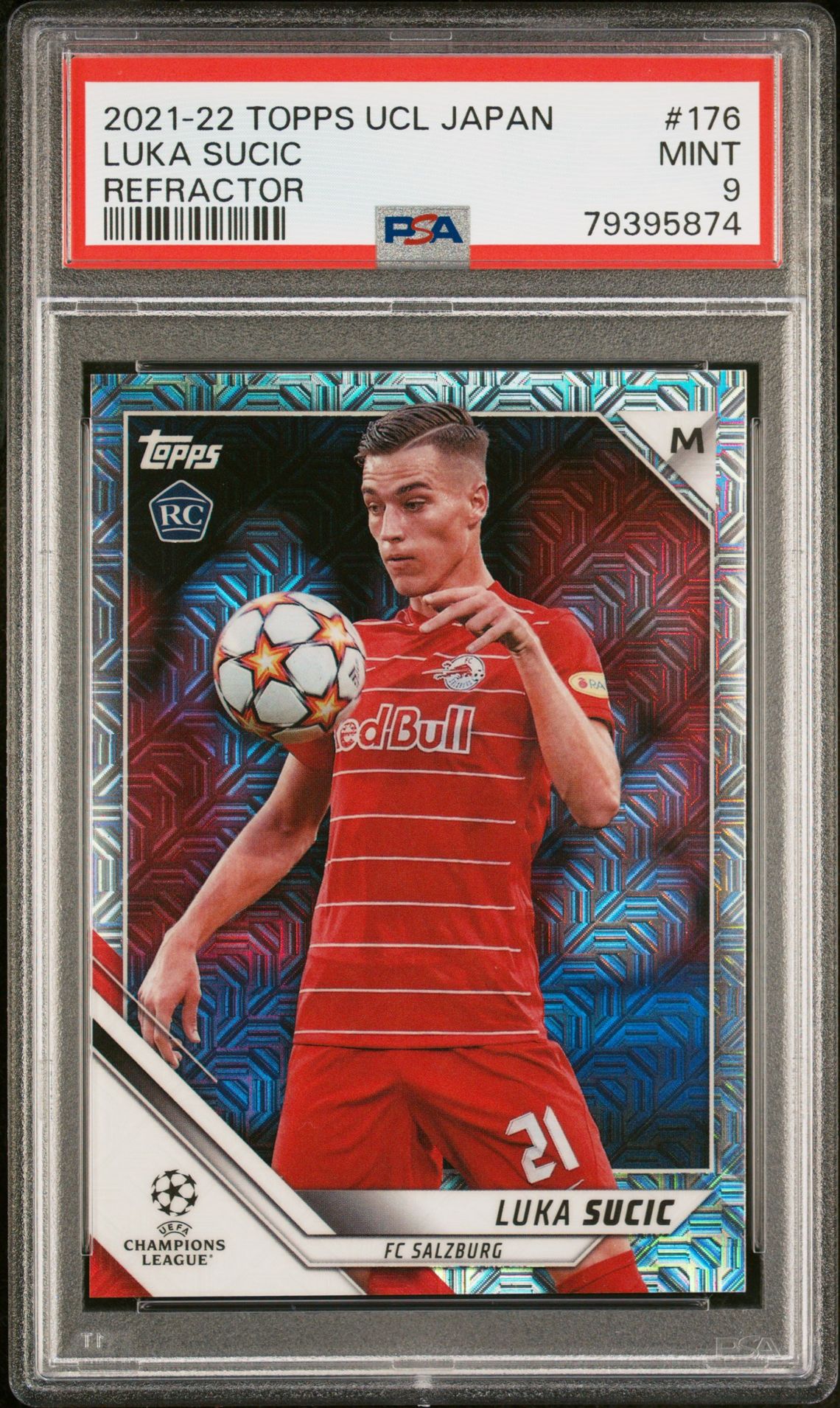 2021-22 Topps TOPPS UEFA CHAMPIONS LEAGUE JAPAN EDITION REFRACTOR #176 Luka Sucic front