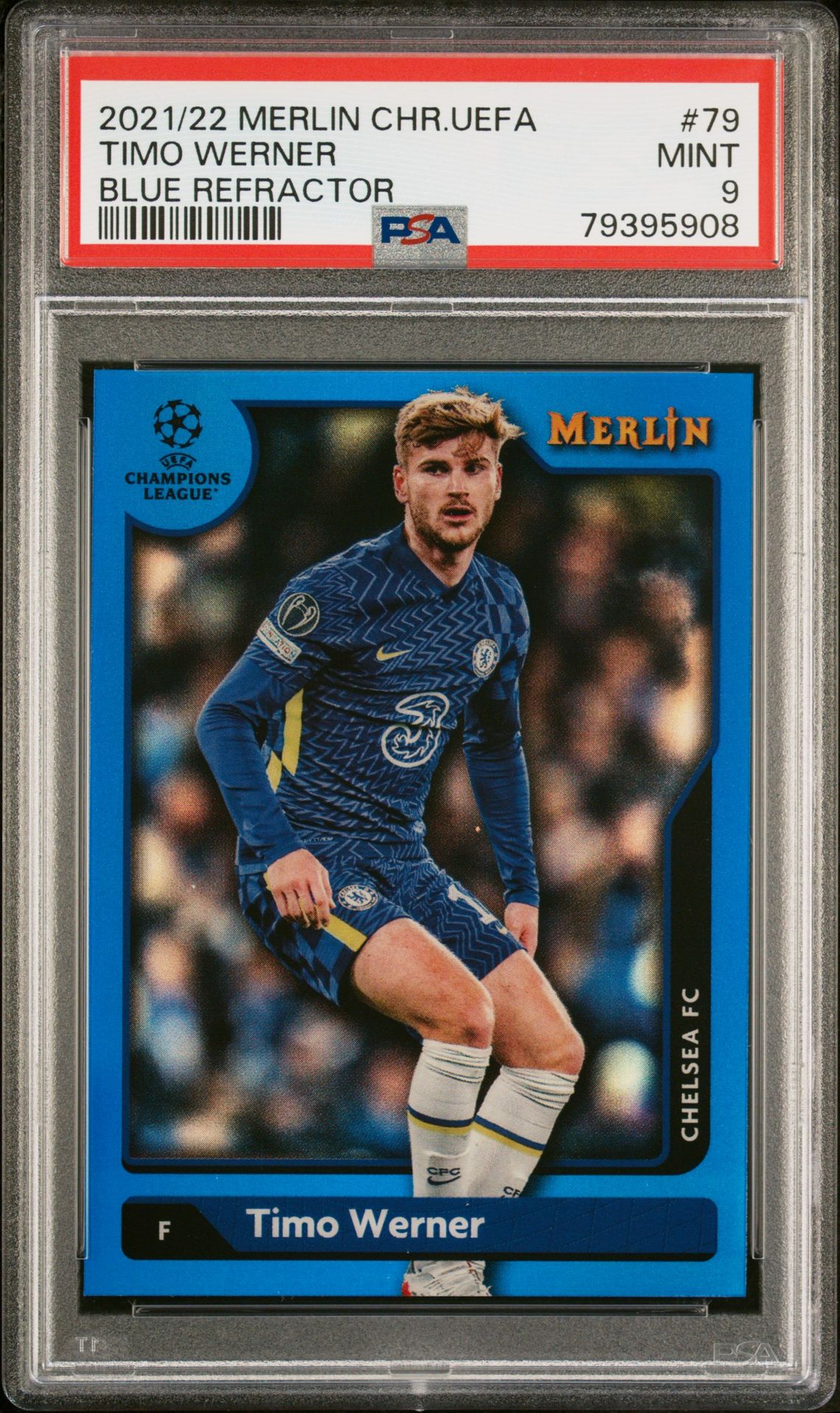 2021-2022 Topps Topps Merlin Chrome Uefa League #79 Timo Werner front