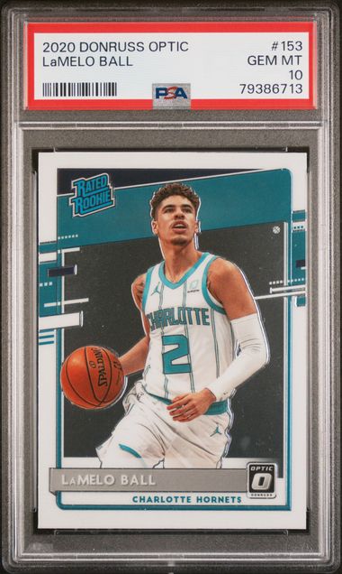2020-21 Panini Donruss Rated Rookie #202 LaMelo Ball Signed Rookie Card –  Beckett 10 Autograph on Goldin Auctions