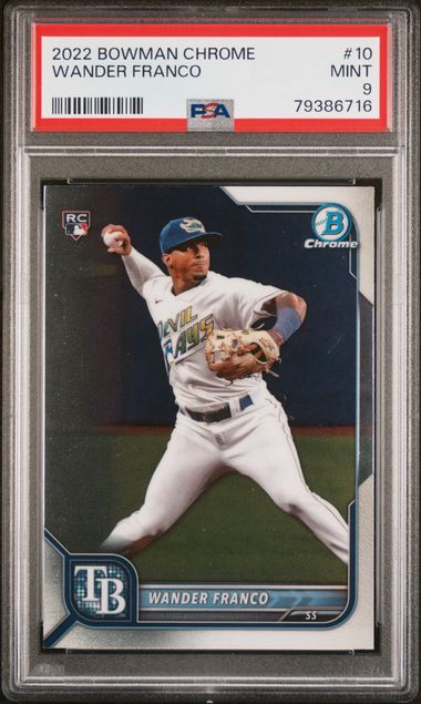 DIEGO CARTAYA Signed Autograph 2022 Bowman Baseball Prospect DODGERS PSA/DNA