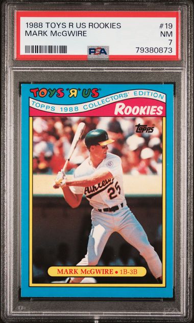 Sold at Auction: (NM-MT) 1985 Topps Mark McGwire USA Rookie #401 Baseball  Card