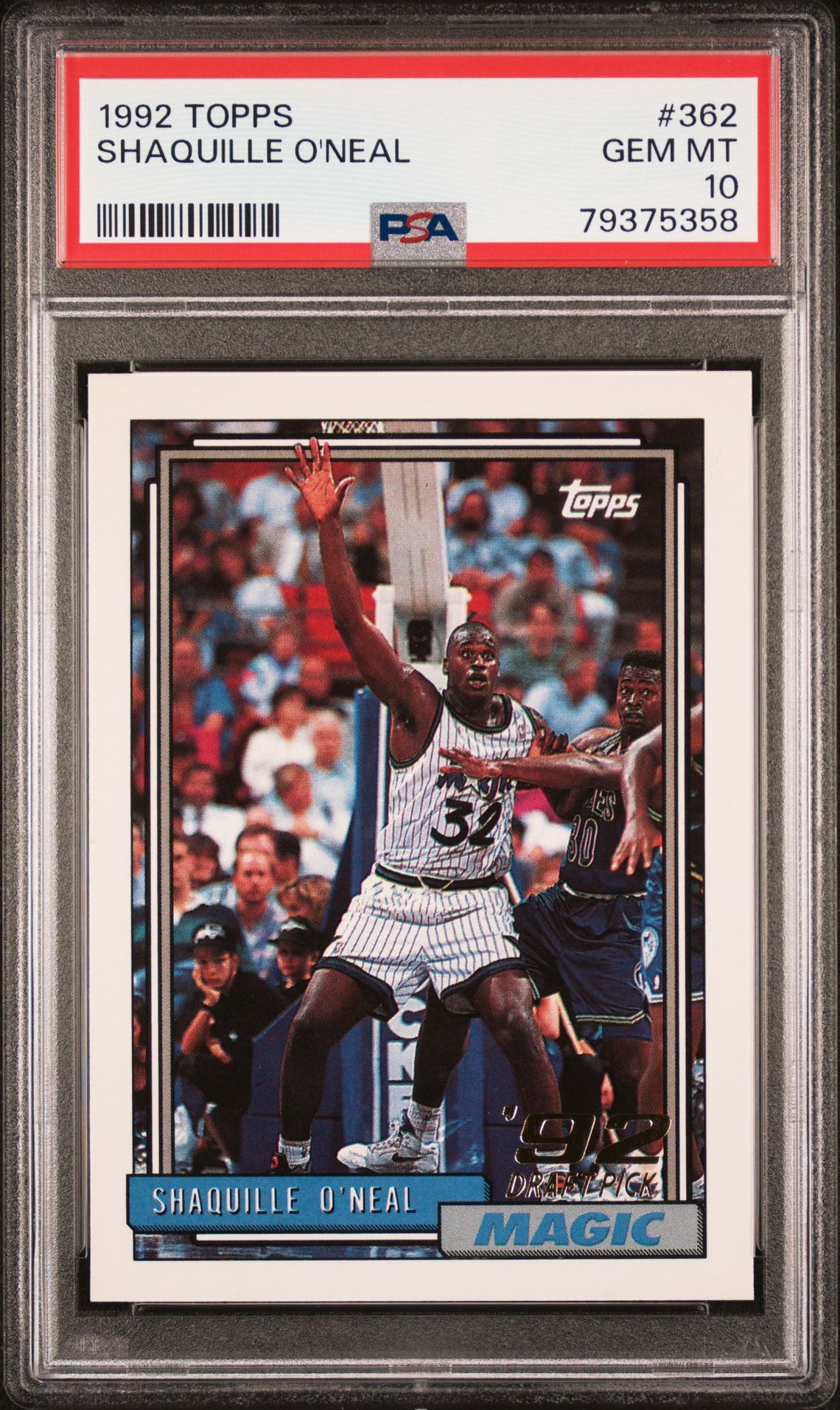 1992 Topps TOPPS #362 Shaquille O'Neal front
