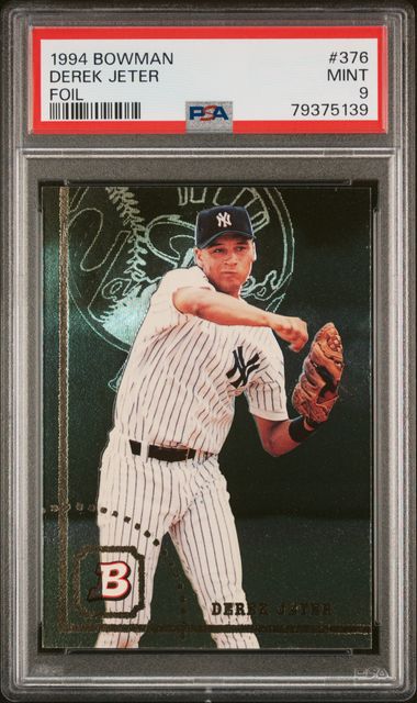 Derek Jeter Rookie Card 1992 Classic Draft Picks Foil Bonus #BC6 PSA 9