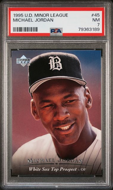 Lot - (NM-MT) 1994 Upper Deck White Sox Top Prospect Michael Jordan Rookie  #45 Baseball Card