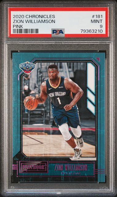 2019-2020 Panini Chronicles Zion 2024 Williamson rookie