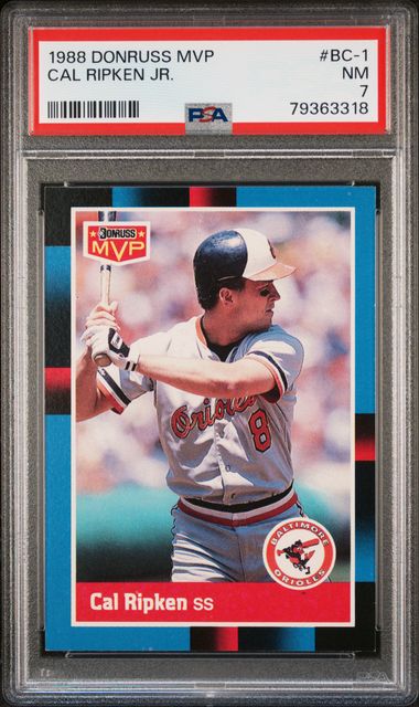 Sold at Auction: 1988 MARK GRACE ROOKIE #40 BASEBALL CARD