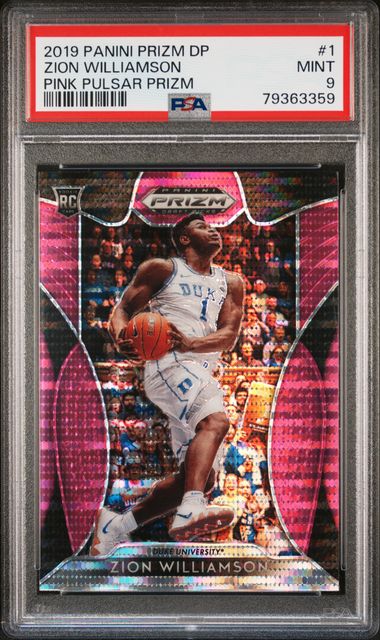 2019 Panini Prizm Draft Picks #1 Zion Williamson Rookie Card – PSA