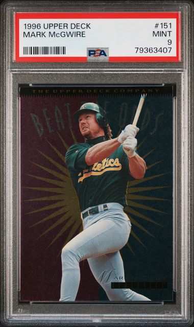 Sold at Auction: Mark McGwire Signed Topps Record Breaker Card