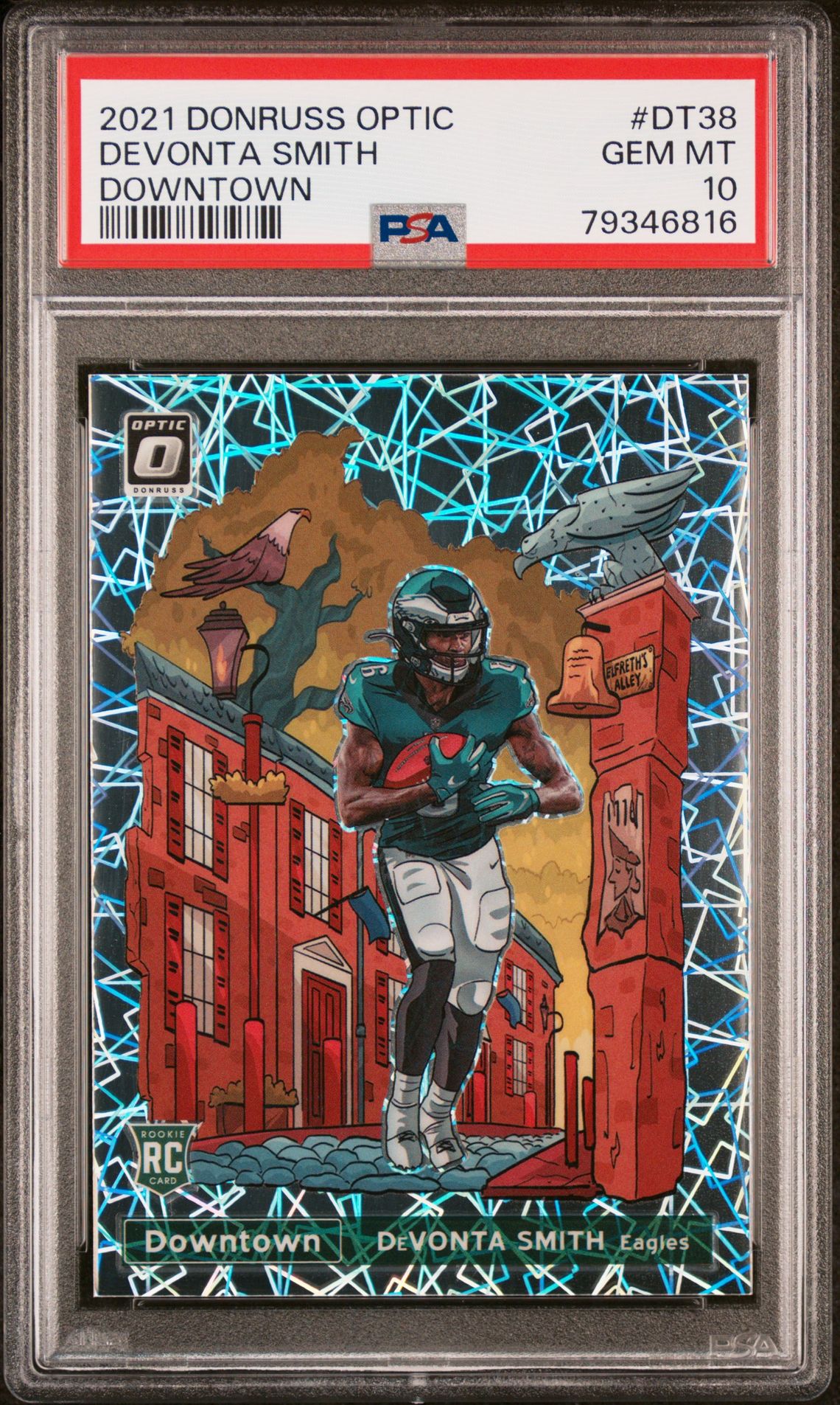 2021 Panini PANINI DONRUSS OPTIC DOWNTOWN #DT38 Devonta Smith front