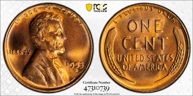 1953-D/D 1C RPM FS-501 MS67RD