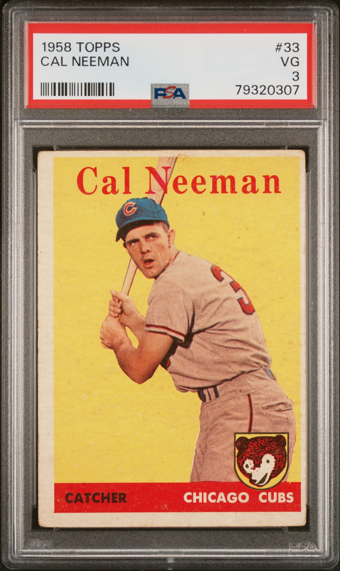 1958 Topps TOPPS #33 Cal Neeman front
