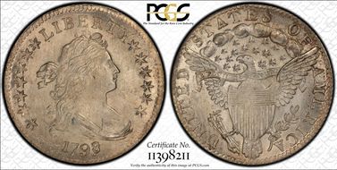 1798/7 10C JR-1 MS65