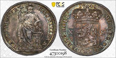 1748 10 St Silver MS63