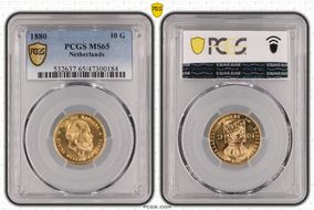 1880 10 G KM-106  Au MS65