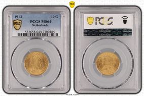 1913 10 G KM-149  Au MS64