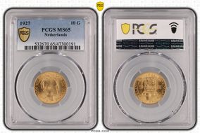 1927 10 G KM-162  Au MS65