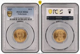 1927 10 G KM-162  Au MS66
