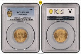 1932 10 G KM-162  Au MS66
