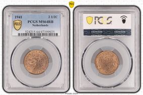 1941 2 1/2C MS64RB