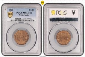 1941 2 1/2C MS64RB