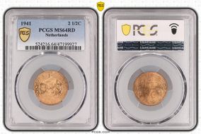 1941 2 1/2C MS64RD
