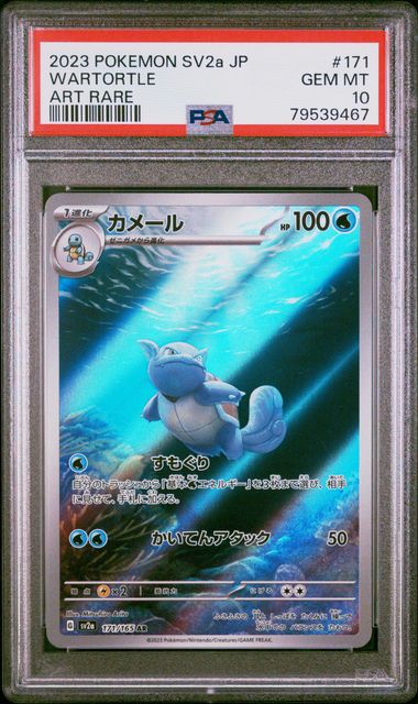 2023 Pokemon Japanese SV2a Pokemon 151 Wartortle Art Rare # 171