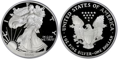 2006-W $1 Eagle-20th Anniversary PR70DCAM