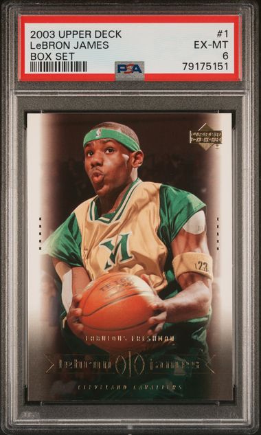 Goldin on X: 2003-04 LeBron James Game-Used and Signed Rookie