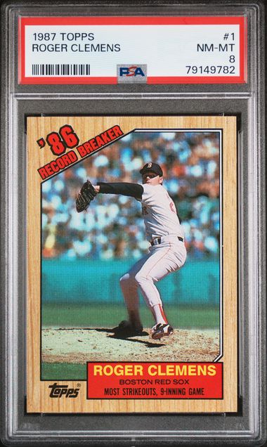 1987 Jose Canseco Toops All Star Rookie 620 PSA 9 Mint 