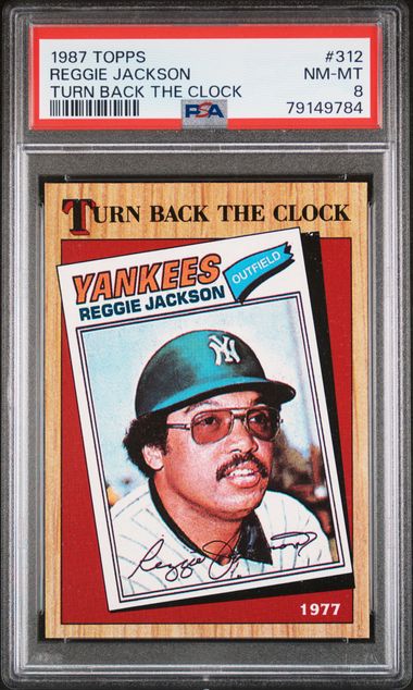 1987 Topps #300 Reggie Jackson - NM-MT