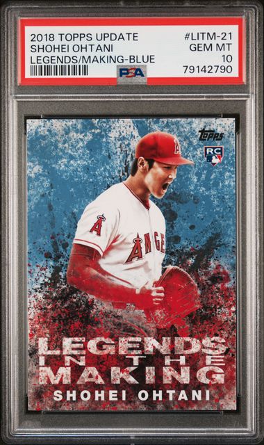 2018 Topps LEGENDS/MAKING-BLUE #LITM-21 Shohei Ohtani front