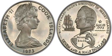 1973 $7.50 Cook's Discovery PR66DCAM