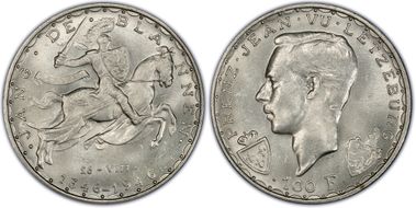 1946 100 Fr 600th Ann John the Blind BONNETAIN on rev MS63