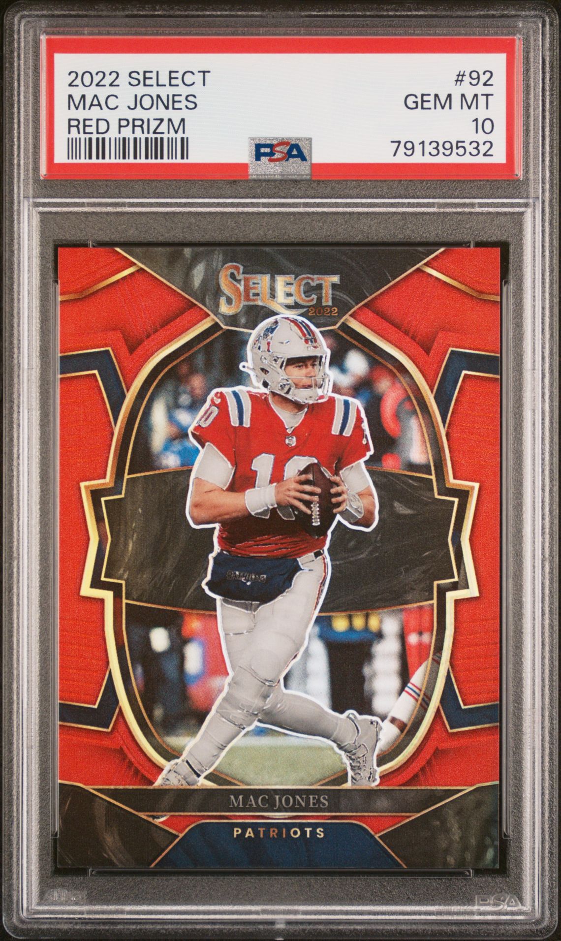 2022 Panini PANINI SELECT Green #92 Mac Jones front
