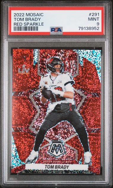 2022 Mosaic #291 Tom Brady Pink Camo Super Bowl MVP