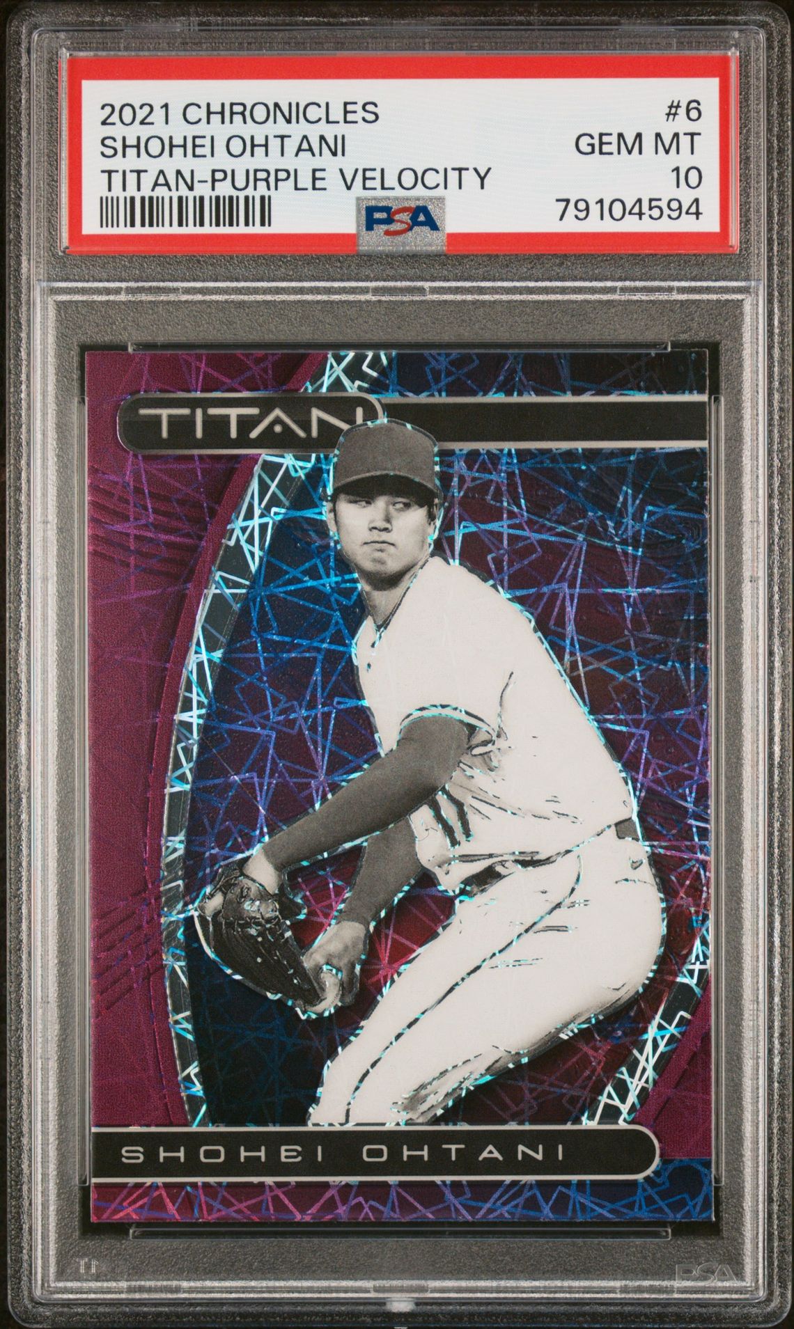 2021 Panini PANINI CHRONICLES TITAN Velocity #6 Shohei Ohtani front