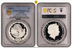 2000-C $5 Olympic - Bridge PR69DCAM