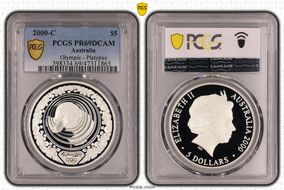 2000-C $5 Olympic - Platypus PR69DCAM