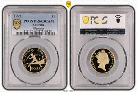 1992 $1 Olympics PR69DCAM