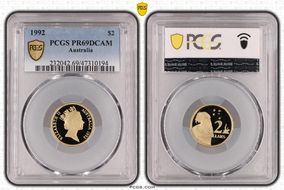 1992 $2 PR69DCAM