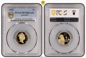 1992 $2 PR70DCAM